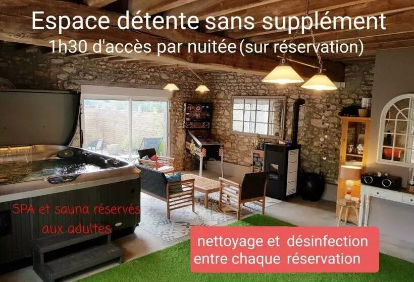 ベッドアンドブレックファースト Le Grand Cèdre Spa Et Détente