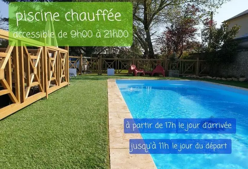 ベッドアンドブレックファースト Le Grand Cèdre Spa Et Détente