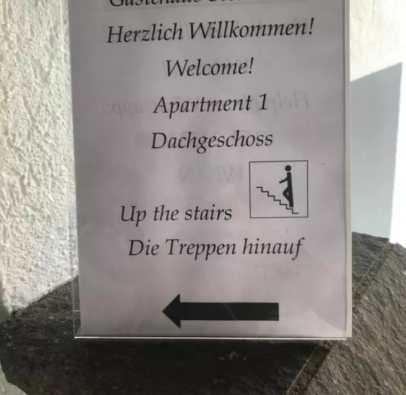 ペンション Gästehaus Steinmann Großes Gästezimmer