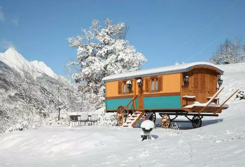ペンション Roulottes Montagne Pyrenees