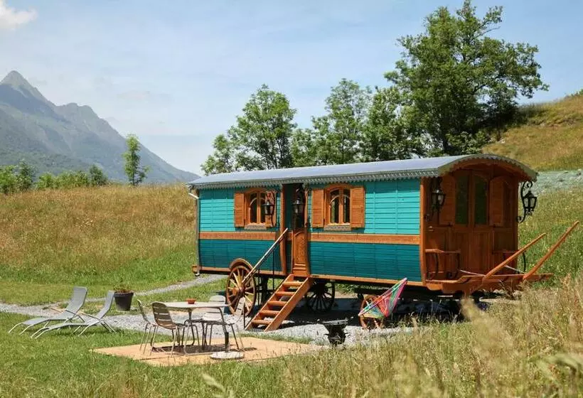 ペンション Roulottes Montagne Pyrenees