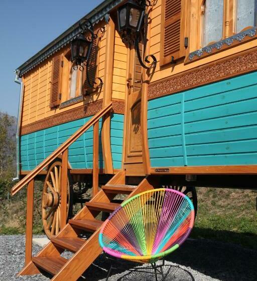 پانسیون Roulottes Montagne Pyrenees