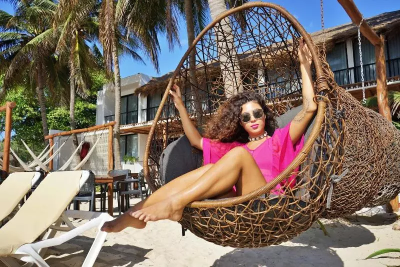 تختخواب و صبحانه Kinta Kan Beach Hotel Boutique Playa Del Carmen