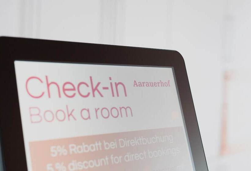 Hotel Aarauerhof Self Check In