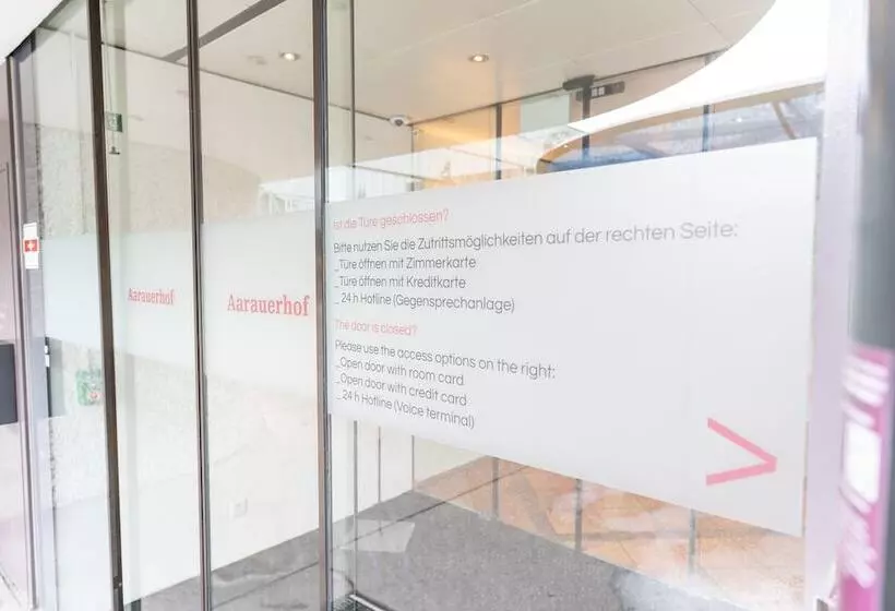Hotel Aarauerhof   Self Check In