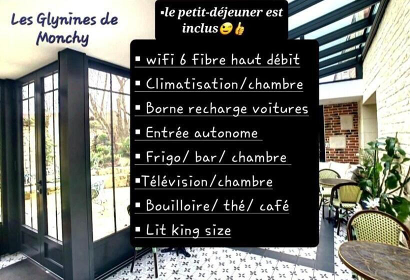 צימר Les Glycines De Monchy  Chambres D Hôtes