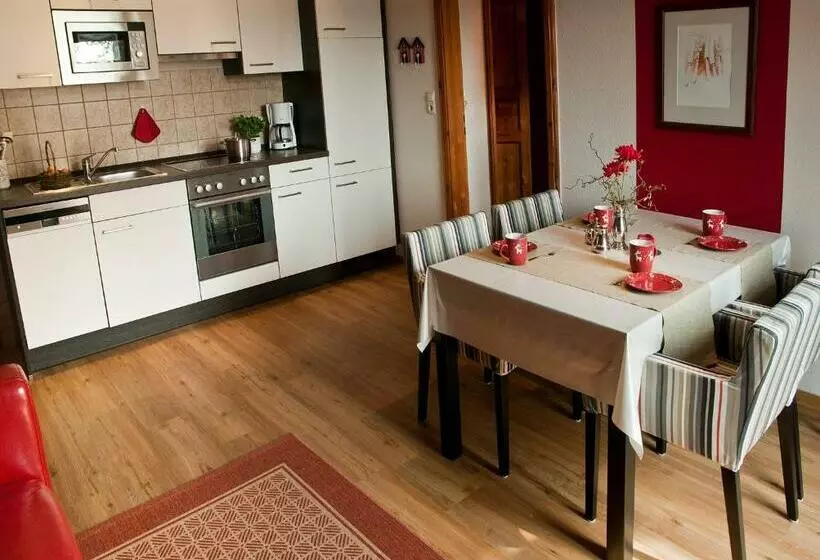 ホテル Ferienwohnung Muehlenblick
