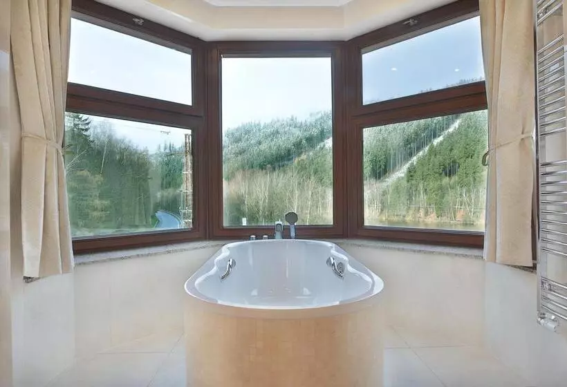 Retro Riverside Wellness Resort