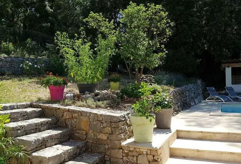 ベッドアンドブレックファースト Le Mas Des Hibiscus