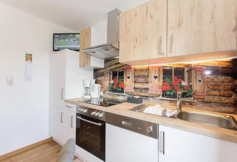 هتل Familienbauernhof   Leogang Apartments Weissbacher