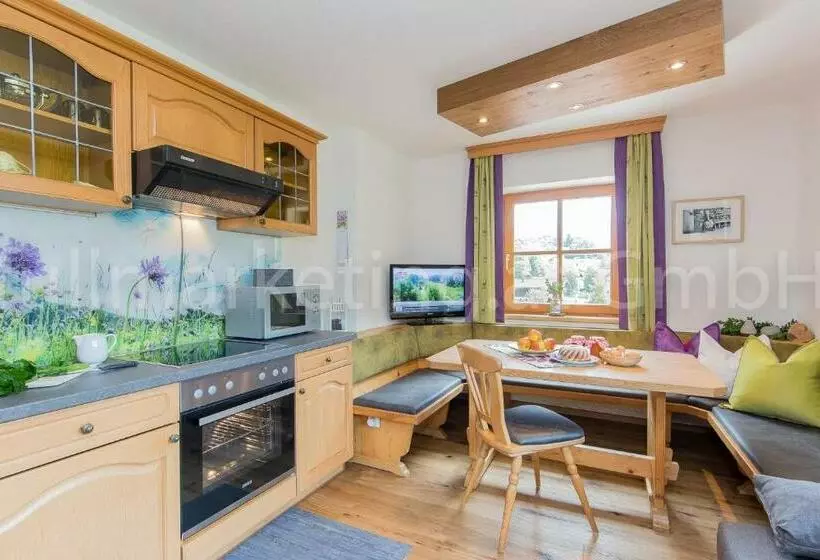 هتل Familienbauernhof   Leogang Apartments Weissbacher