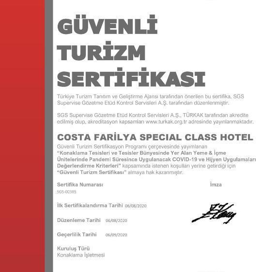 Costa Farilya Special Class Hotel Bodrum
