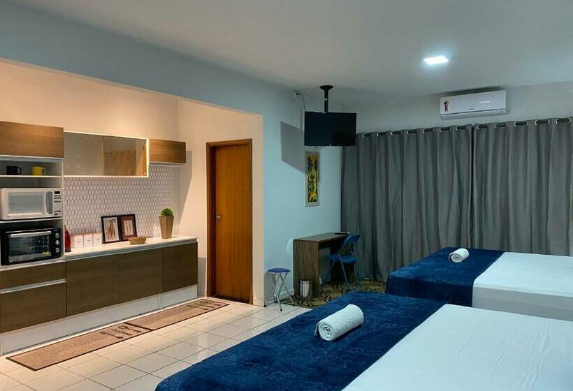 B & A Suites Inn Hotel   Quarto Luxo Safira