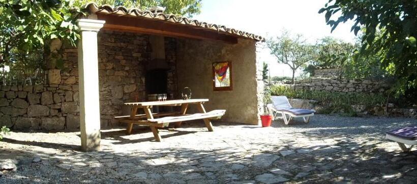Pansiyon Gîte L Escoussou Au Calme, 6p, 4ch, 130m2, Charme Et Nature, Piscine Chauffée, Sud Ardèche