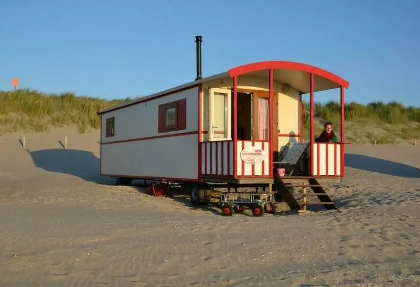 Lomakeskus Pipowagen Op Het Strand