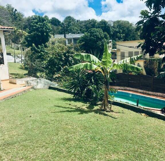 Пансион La Canopée Enchantée, Chambres D Hôtes, Piscine, Proche Aéroport, Gare Maritime