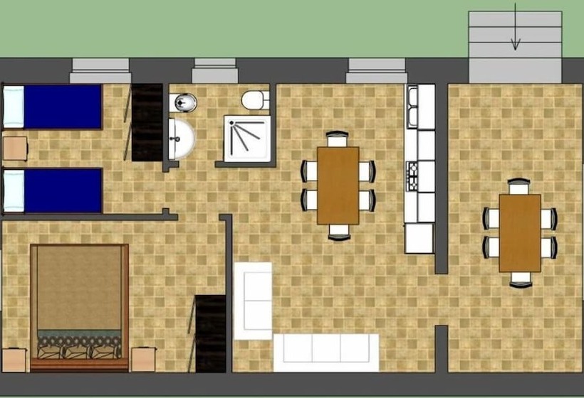 ベッドアンドブレックファースト Rifugio Delle Grotte