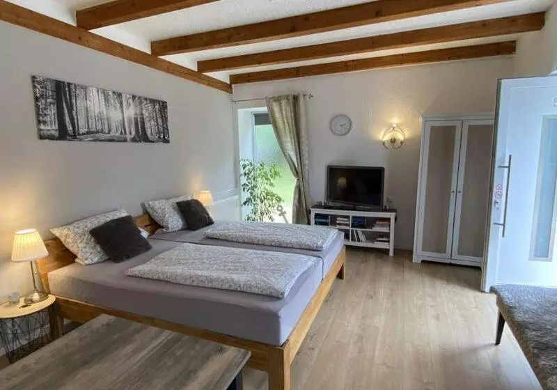 Majatalo Großes Doppelzimmer Mit Eigenem Bad Und Kühlschrank, Frisch Saniert