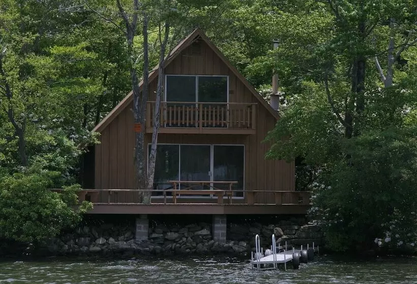Cabin Deck House  Formidable Cabin In Laurel Island