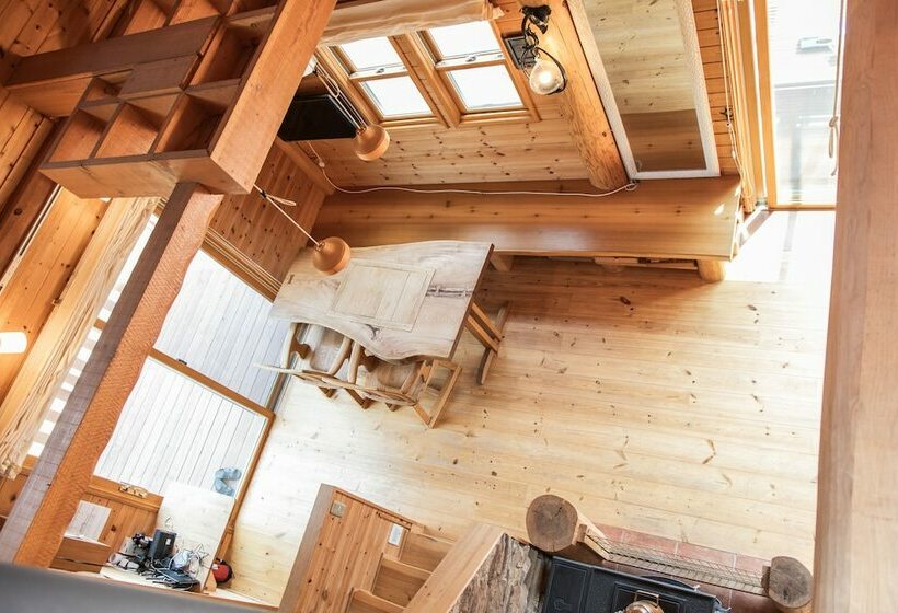 Izu House Luxury Log With Cozy Fireplace