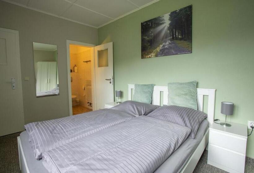 צימר Pension Am Waldesrand