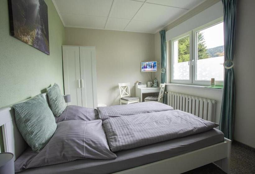 צימר Pension Am Waldesrand