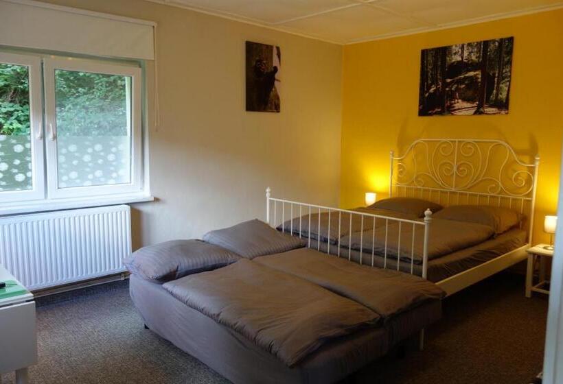 צימר Pension Am Waldesrand