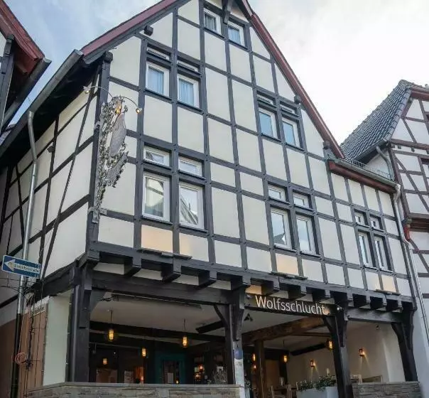 酒店 Restaurant Wolfsschlucht Gmbh