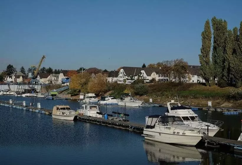 펜션 Rhein River Guesthouse   Direkt Am Rhein
