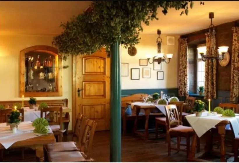 펜션 Brauereigasthof Dachsenfranz