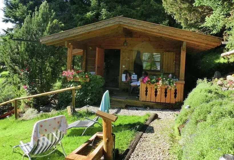 Log Cabin In Bavaria With Covered Terrace