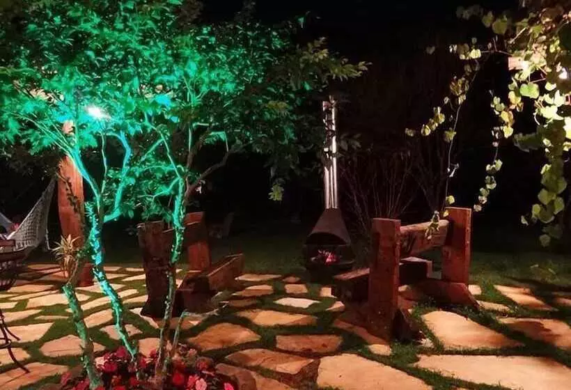 ホテル Canto Da Lua Chalés E Apiário