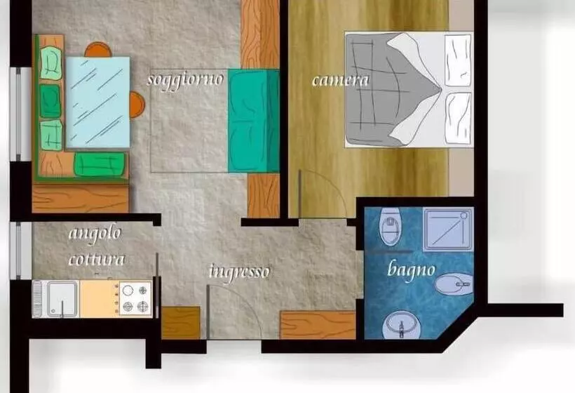 Отель Residence Kristall Fiemme Holidays