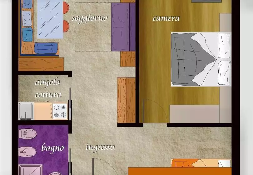 Отель Residence Kristall Fiemme Holidays