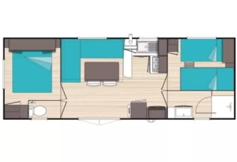 Hotelli Camping Parc Des Monges