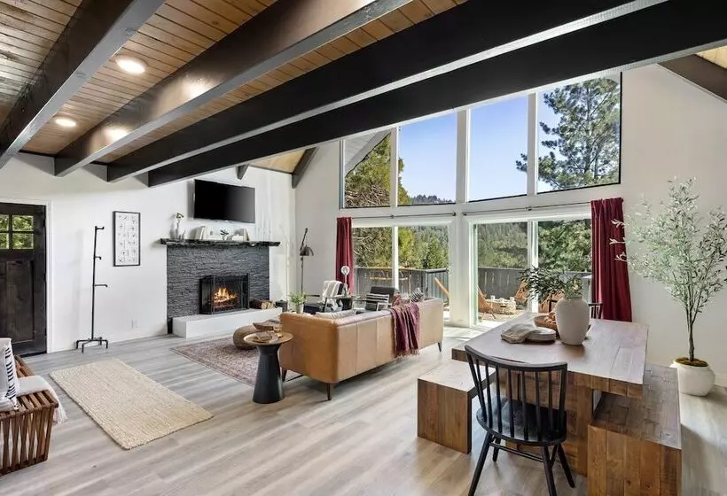 The Matterhorn Manor By Avantstay Harry Potter Inspired A Frame Home W Hot Tub Views