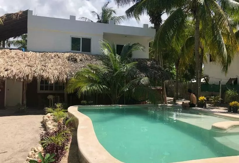 ベッドアンドブレックファースト Habitación Flamingo Casa María Bonita