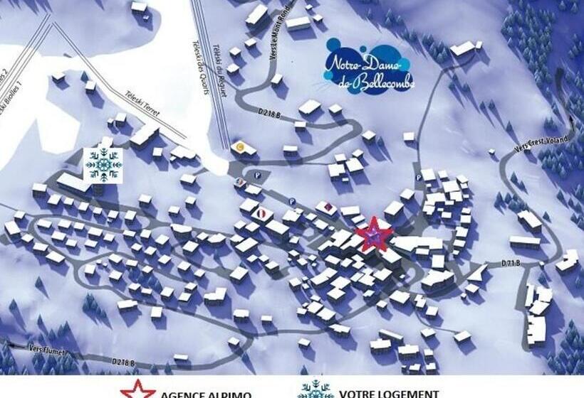 2 Pièces Avec Piscine Et Parking à Notre Dame De Bellecombe, 4 Pers Fr 1 595 16