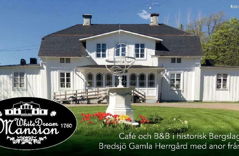 민박 Bredsjö Gamla Herrgård White Dream Mansion
