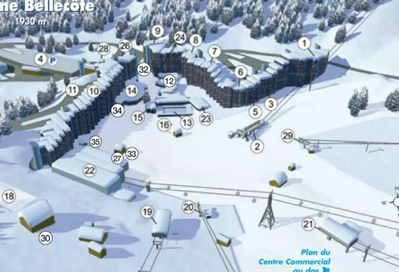 Studio Plagne Bellecôte, 1 Pièce, 4 Personnes  Fr11812368