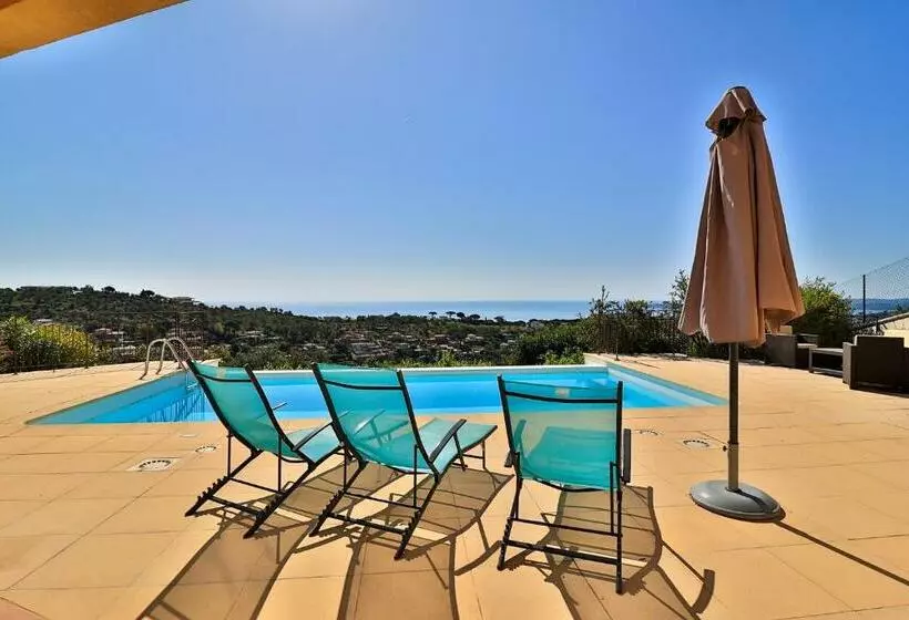 Villa Marly Mit Meerblick Und Pool