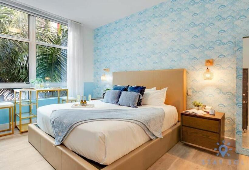 فندق صغير Best Stay   Rooftop Pool & Hot Tub   Hollywood Beach