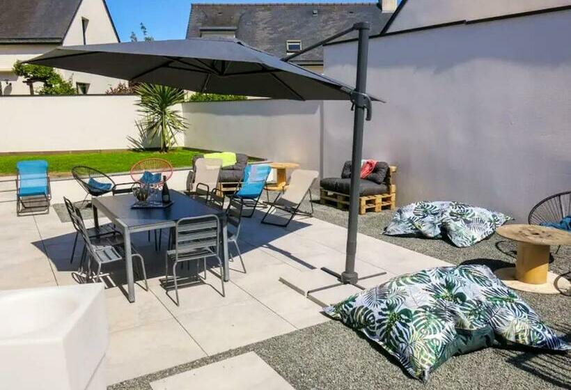 Maison De 4 Chambres A Arzon A 300 M De La Plage Avec Jardin Amenage Et Wifi