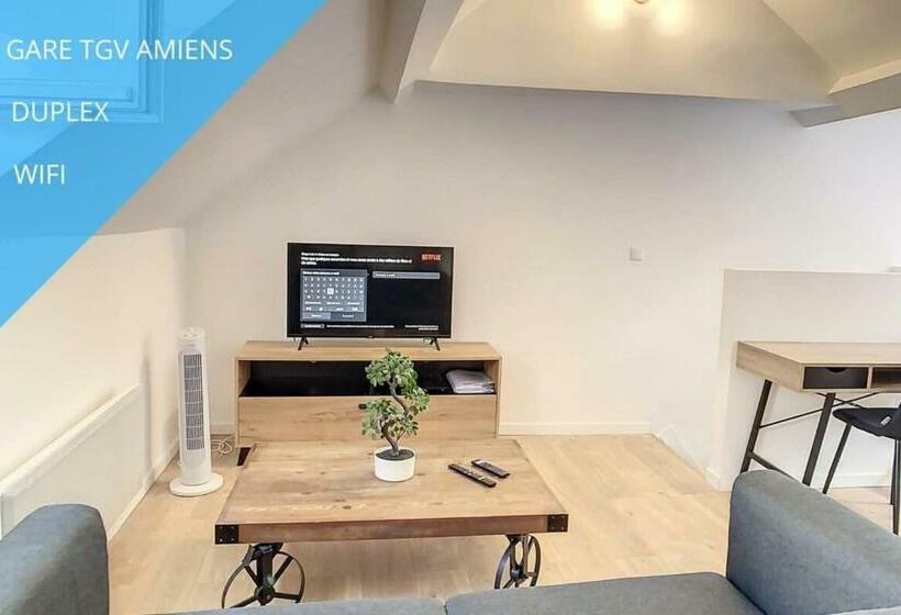 Appart Cosy Hyper Centre Duplex Gare Amiens 2 Pers