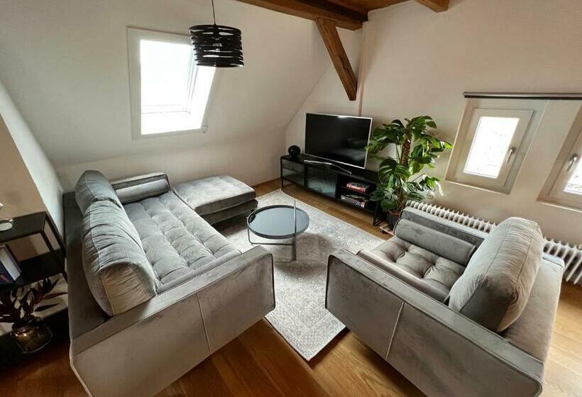 Wohlfühl Loft Seenähe, Boxspringbett, Küche