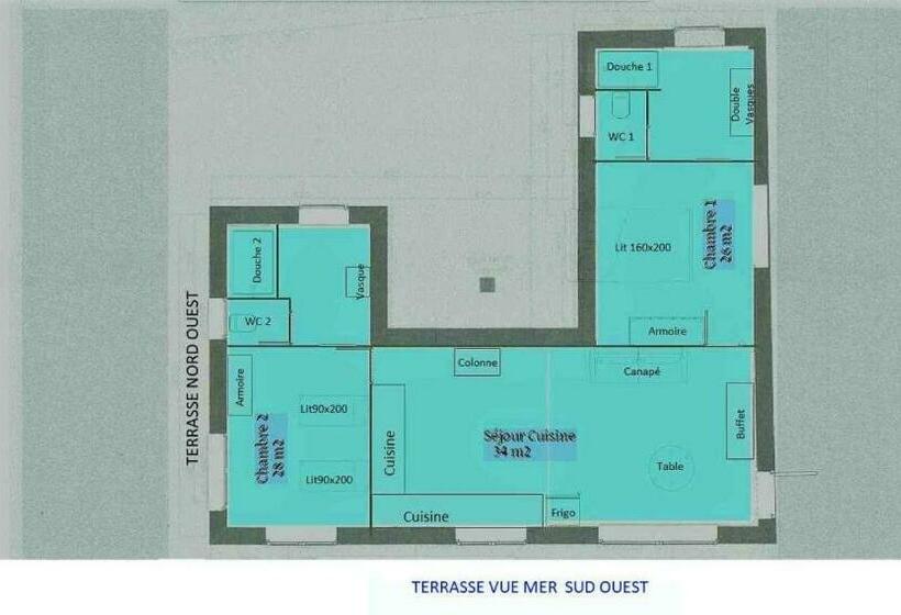 Villa 4pers, Stunning Sea View, Beach On Foot 4