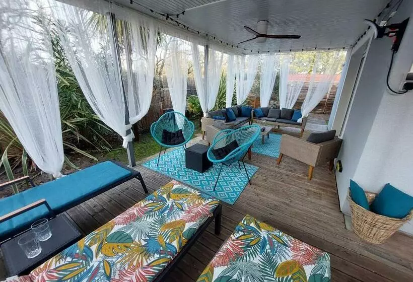 Bassin D Arcachon, Maison Vacances Climatisée Au Calme, Proche Plage