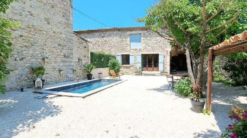 Le Mazet Sainte Jalle, Piscine Chauffée, Jardin Clos, Barbecue En Baronnies Provençales