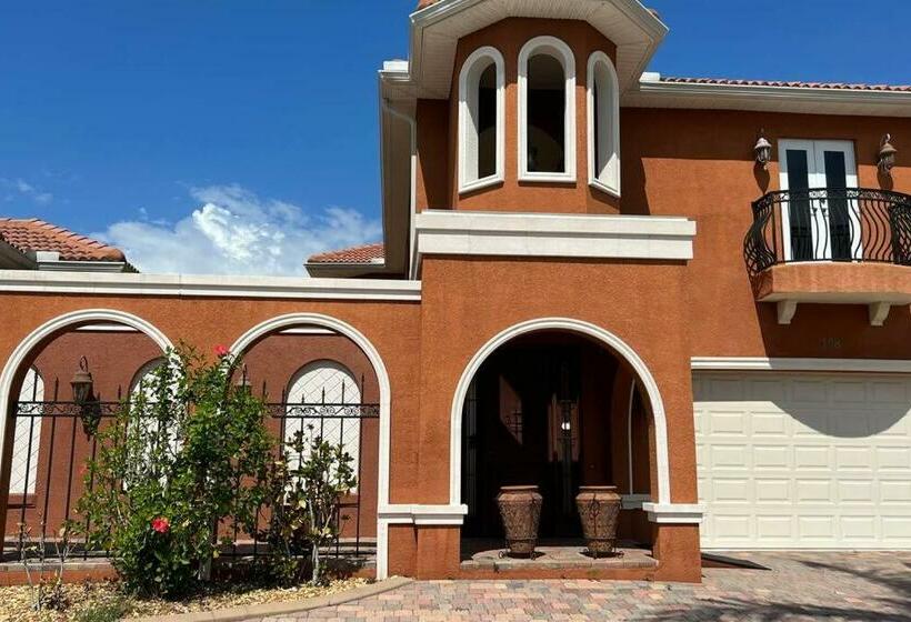 Casa Del Sol Mediterranean Style Waterfront Pool Home