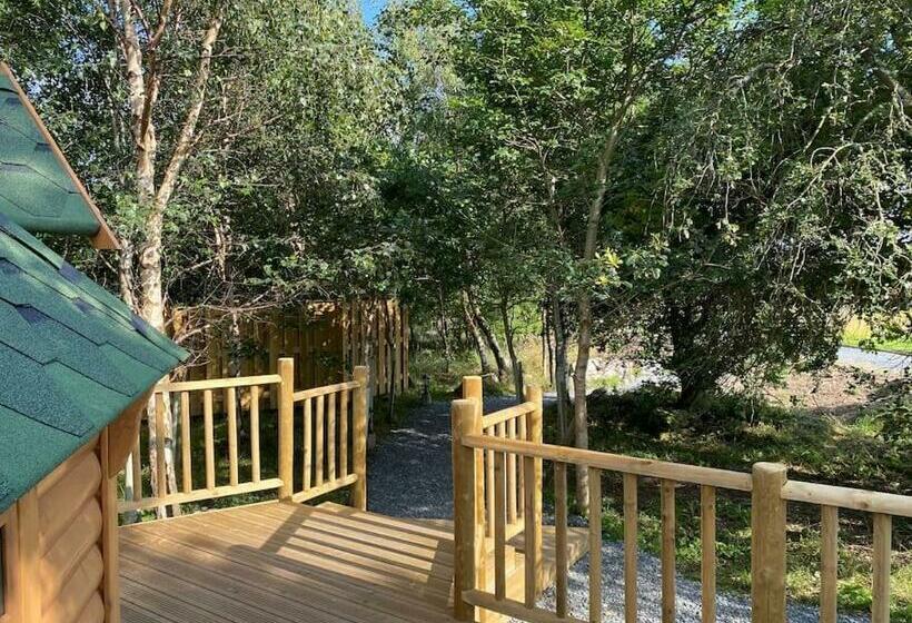 Craigshannoch Luxury 1 Bed Woodland Lodge Hot Tub